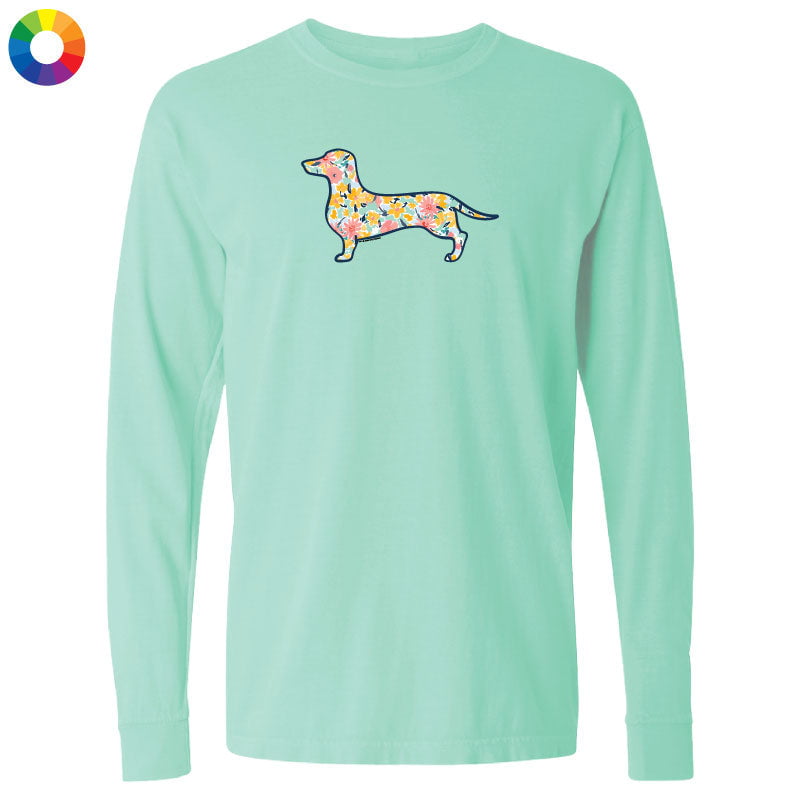 Dachshund Silhouette - Classic Long-Sleeve T-Shirt