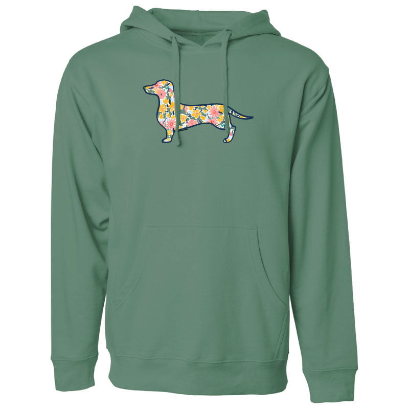 Dachshund Silhouette - Sweatshirt Pullover Hoodie