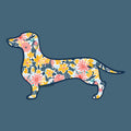 Dachshund Silhouette - Lightweight Tee