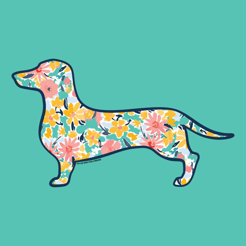 Dachshund Silhouette - Lightweight Tee