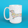 Dachshund Silhouette - Large Coffee Mug