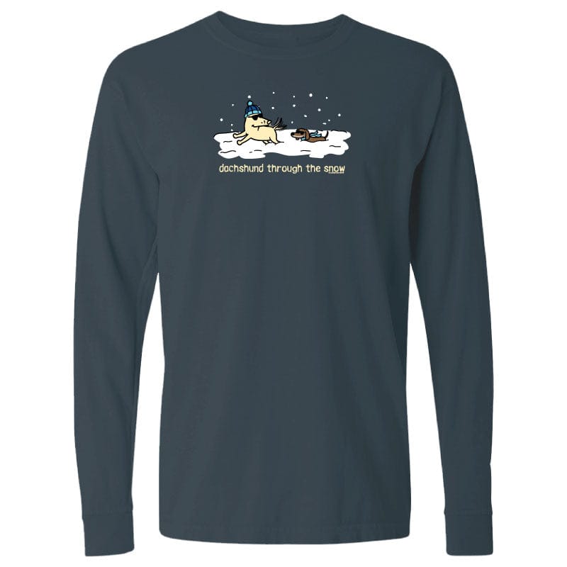 Dachshund Through the Snow - Long-Sleeve T-Shirt Classic