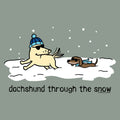 Dachshund Through the Snow - Long-Sleeve T-Shirt Classic