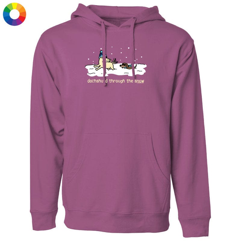 Dachshund Through the Snow - Sweatshirt Pullover Hoodie