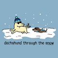 Dachshund Through the Snow - Classic Tee