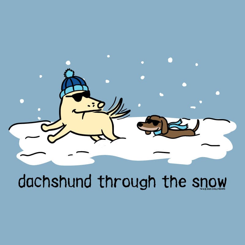 Dachshund Through the Snow - Classic Tee