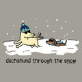 Dachshund Through the Snow - Classic Tee