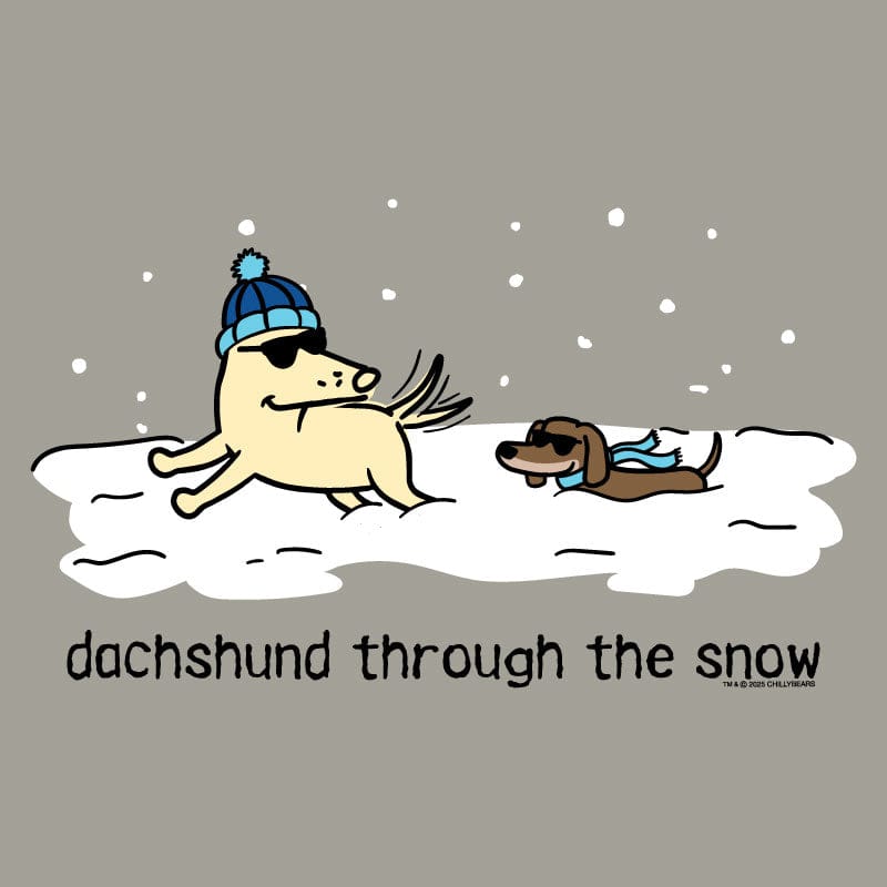 Dachshund Through the Snow - Classic Tee