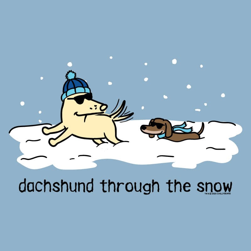 Dachshund Through the Snow -  Large Coffee Mug