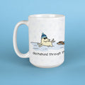Dachshund Through the Snow -  Large Coffee Mug