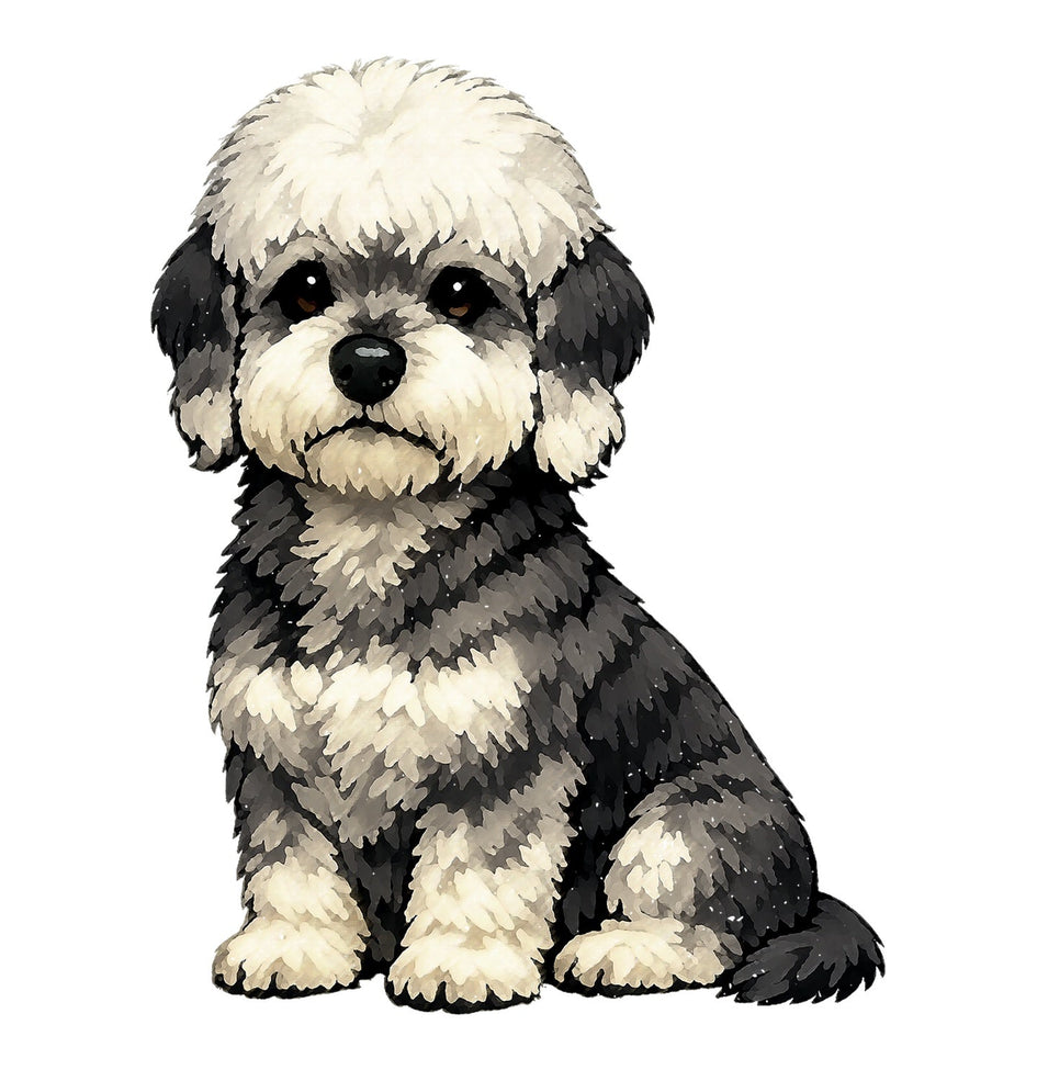 Dandie Dinmont Terrier Watercolor - Ceramic Mug