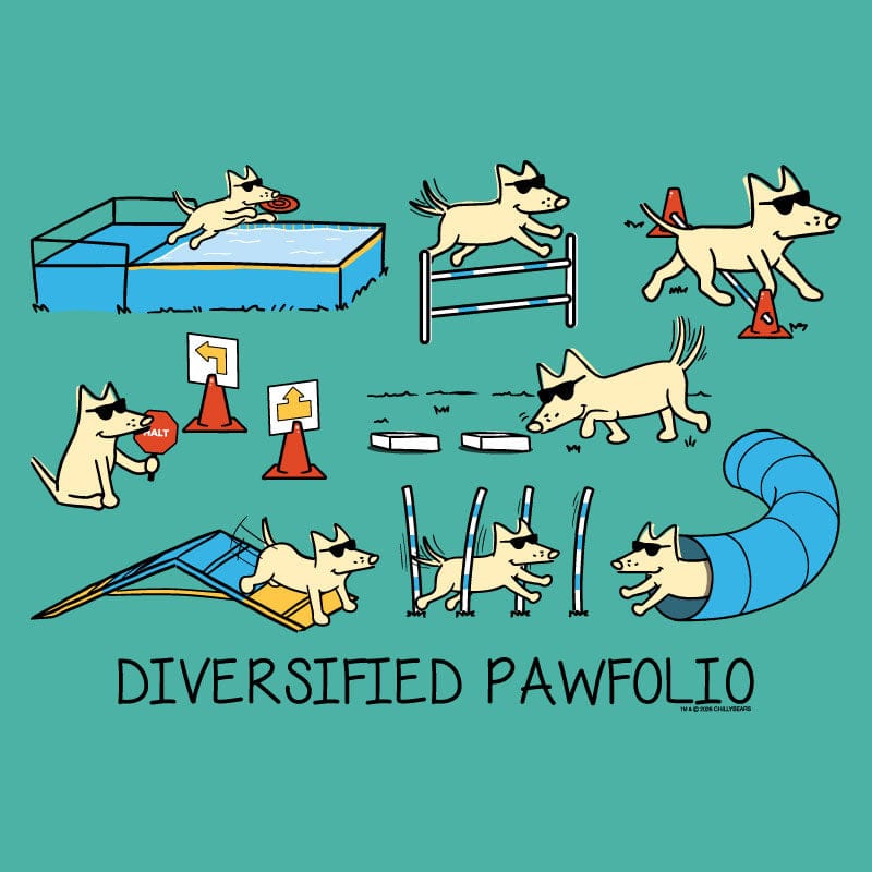 Diversified Pawfoilio Agility - Ladies T-Shirt V-Neck