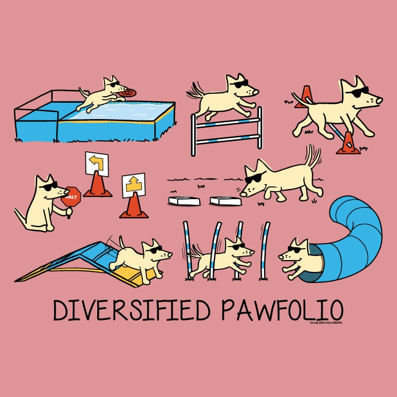 Diversified Pawfoilio Agility - Ladies T-Shirt V-Neck