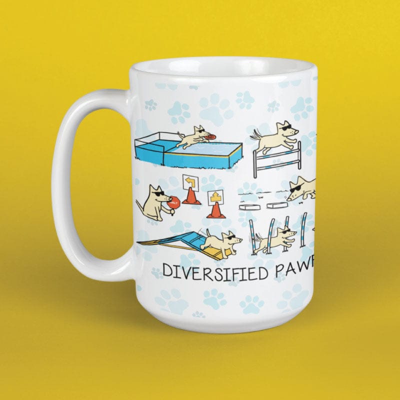 Diversified Pawfoilio Agility - Large Coffee Mug
