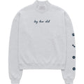 Dog Lovers Club Embroidered Mock Neck Sweatshirt