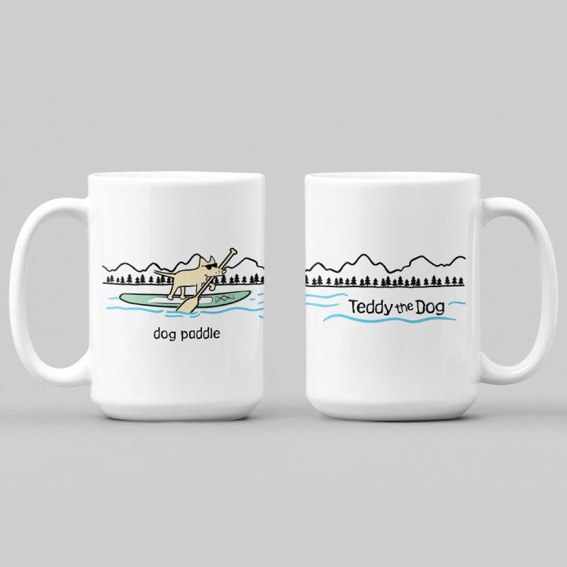 Dog Paddle - Large Coffee Mug