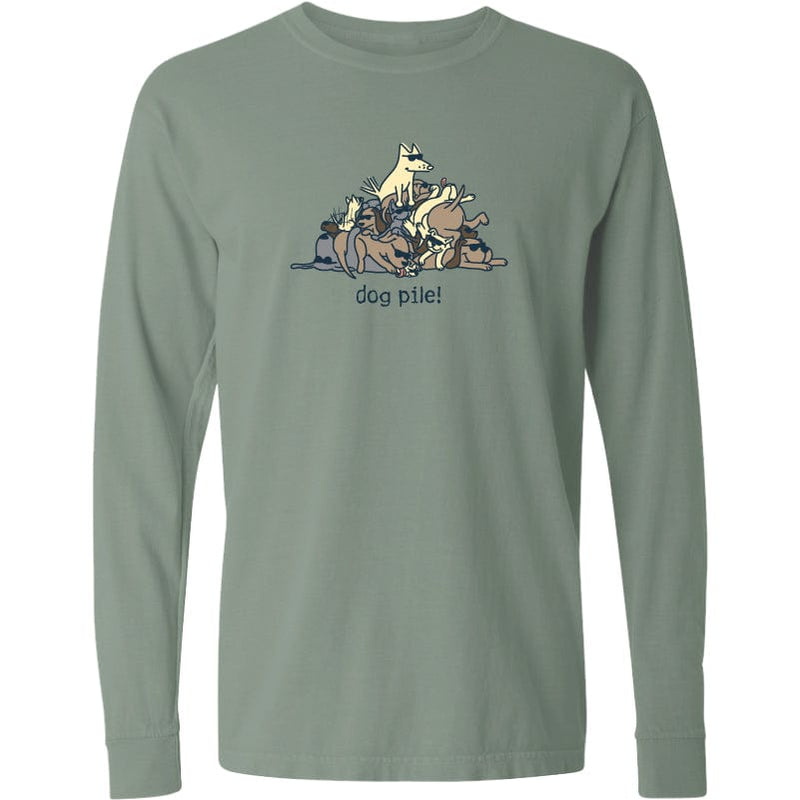 Dog Pile - Classic Long-Sleeve T-Shirt