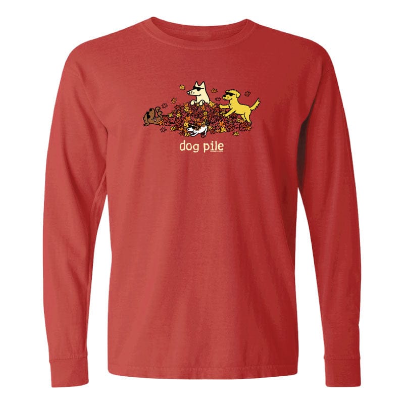 Dog Pile Autumn - Youth Long Sleeve T-Shirt