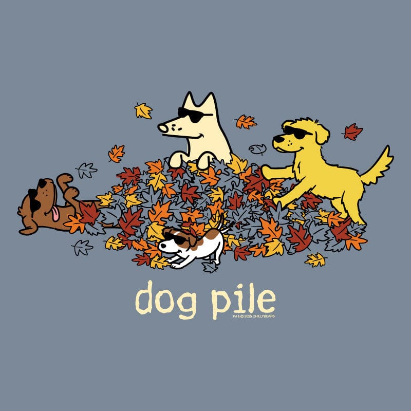 Dog Pile Autumn - Sweatshirt Pullover Hoodie