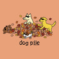 Dog Pile Autumn - Ladies T-Shirt V-Neck