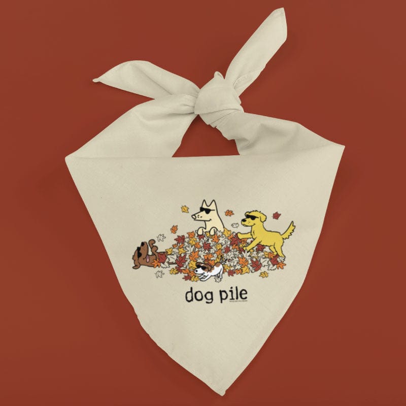 Dog Pile Autumn - Doggie Bandana