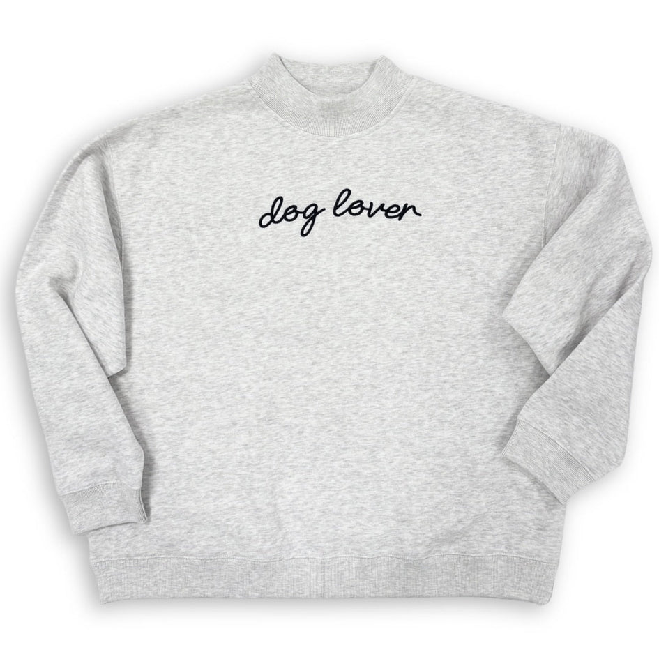 Dog Lover Mock Neck Sweatshirt