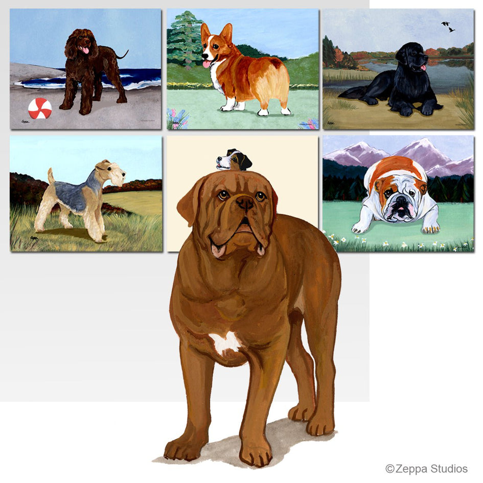 Dogue de Bordeaux Scenic Cutting Board