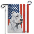 Dogo Argentino Americana Garden Flag