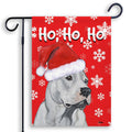 Dogo Argentino Ho Ho Ho Holidays Garden Flag