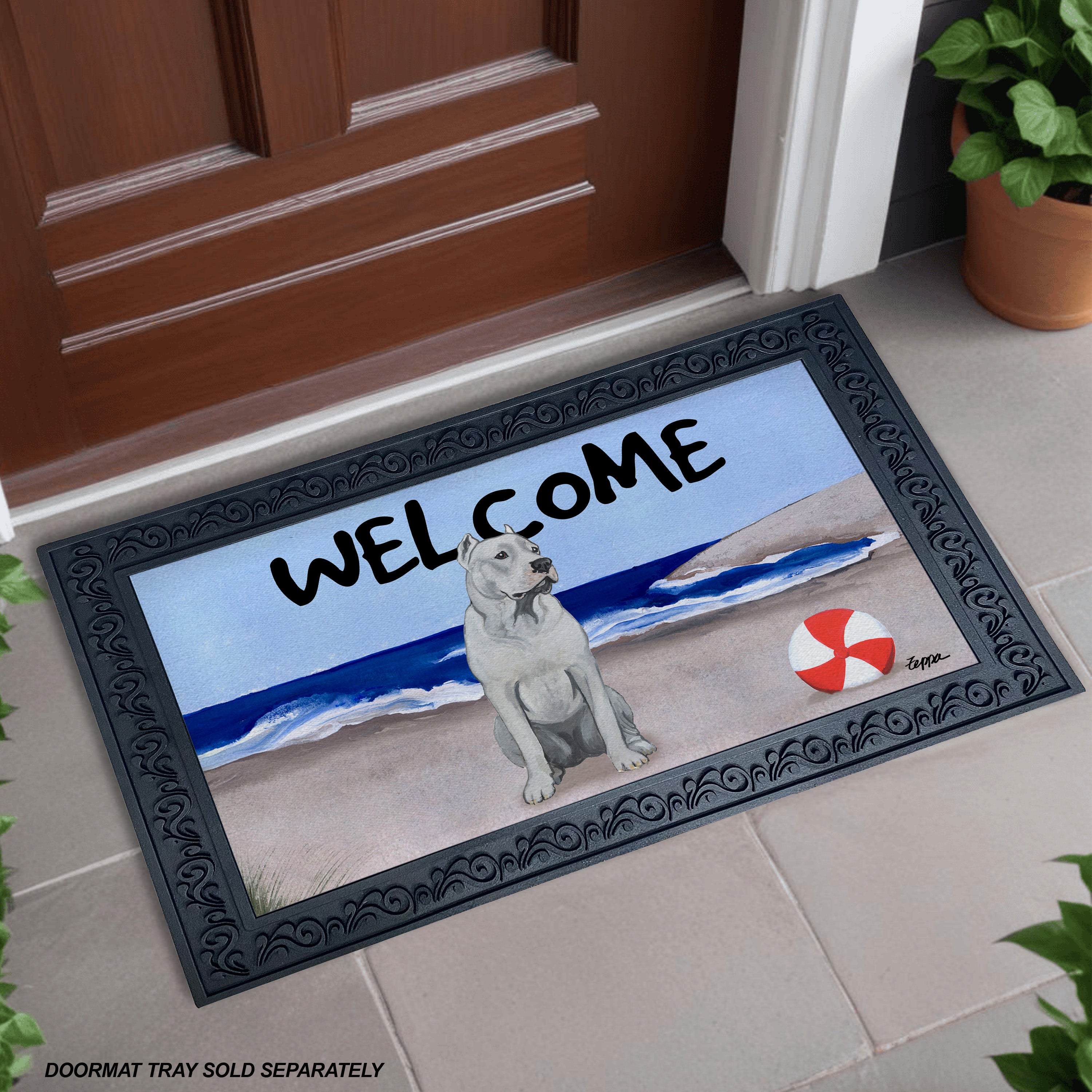 Dogo Argentino Welcome Mat | AKC Shop