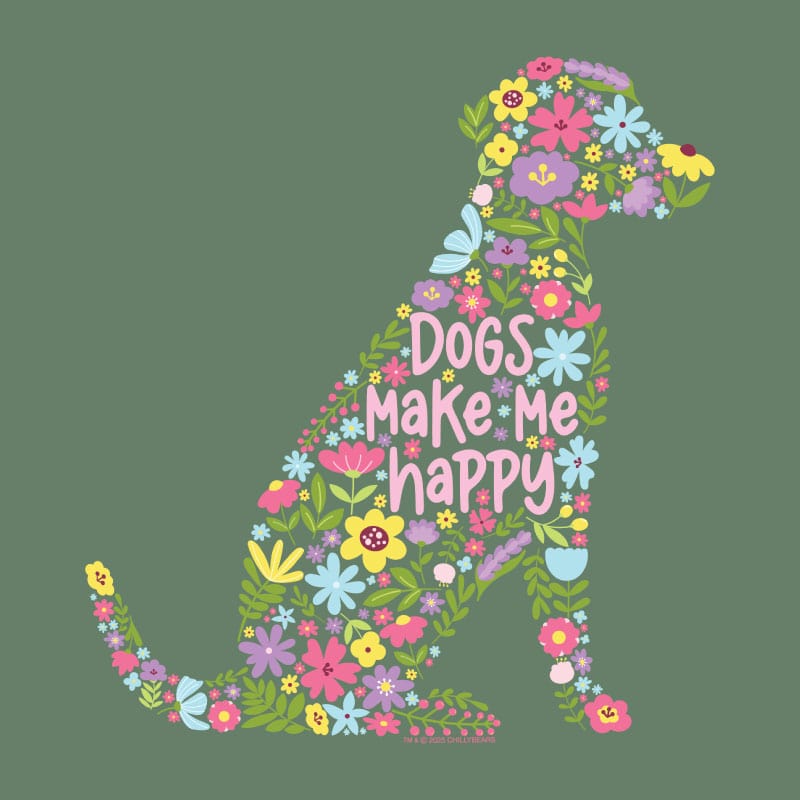 Dogs Make Me Happy - Classic Long-Sleeve T-Shirt