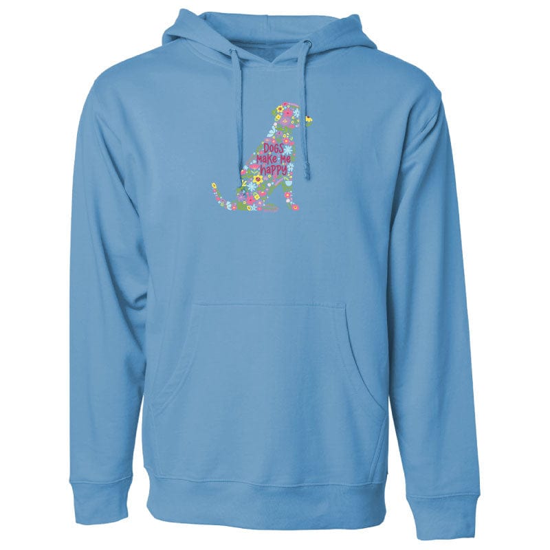 Dogs Make Me Happy - Sweatshirt Pullover Hoodie