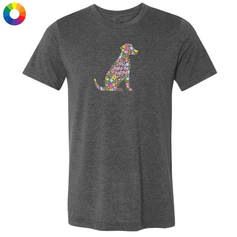 Dogs Make Me Happy - Lightweight Tee