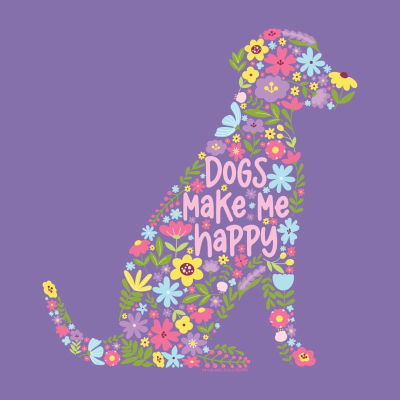 Dogs Make Me Happy - Lightweight Tee