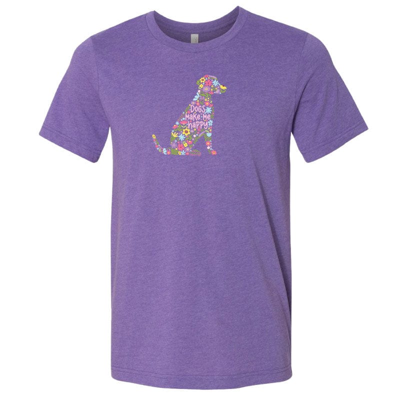 Dogs Make Me Happy - Lightweight Tee