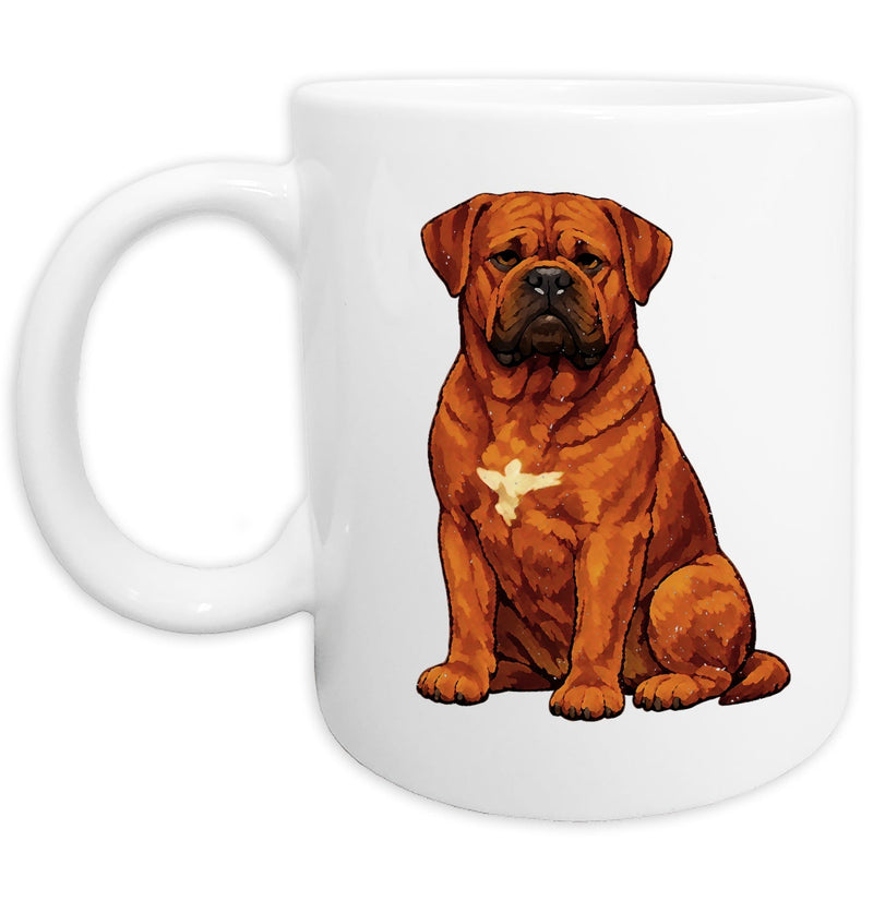 Dogue de Bordeaux Watercolor - Ceramic Mug