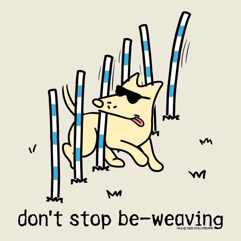 Don't Stop Be Weaving - Ladies T-Shirt V-Neck