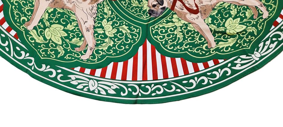 Border Terrier Christmas Tree Skirt