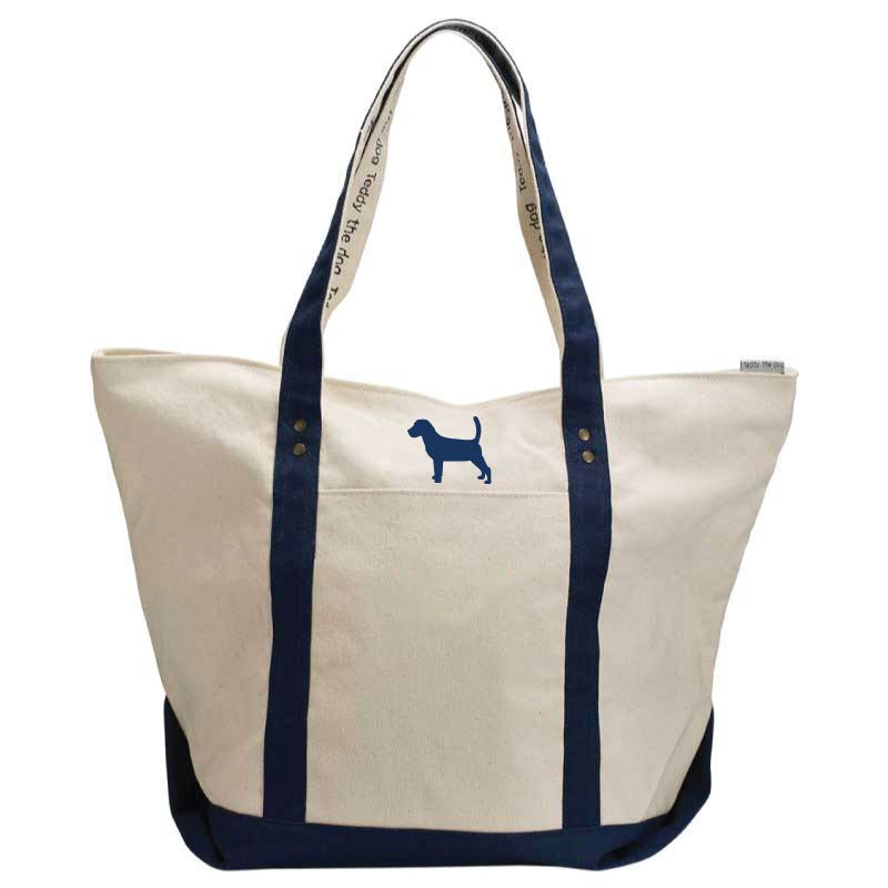 Beagle - Canvas Boat Tote