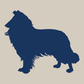 Collie- Canvas Boat Tote