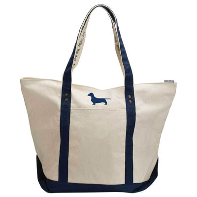 Dachshund- Canvas Boat Tote