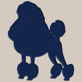 Poodle - Canvas Boat Tote