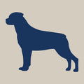 Rottweiler - Canvas Boat Tote