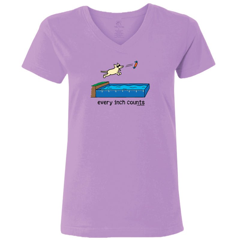 Every Inch Counts - Ladies T-Shirt V-Neck