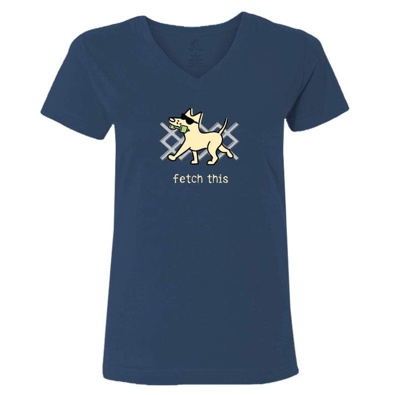 Fetch This - Ladies T-Shirt V-Neck | AKC Shop