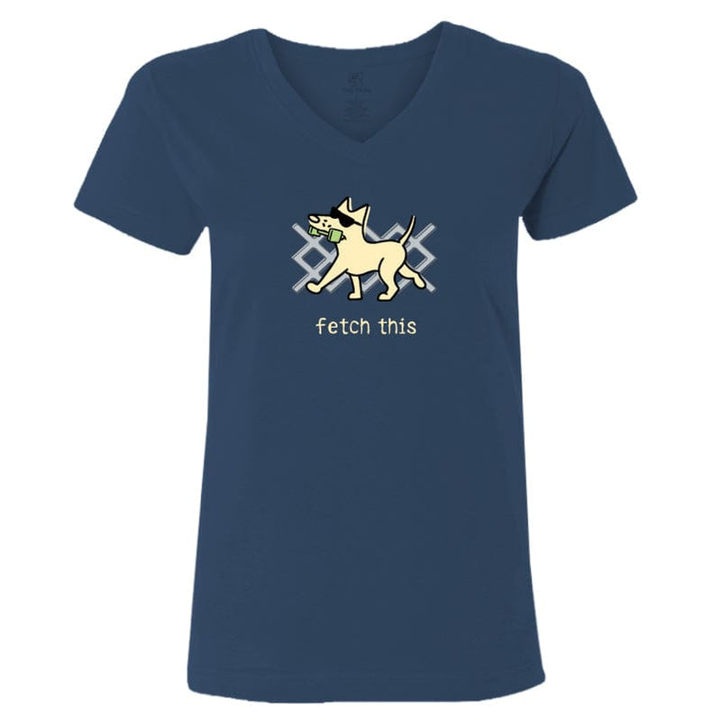 Fetch This - Ladies T-Shirt V-Neck