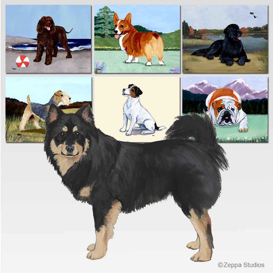 Finnish Lapphund Scenic Cutting Board