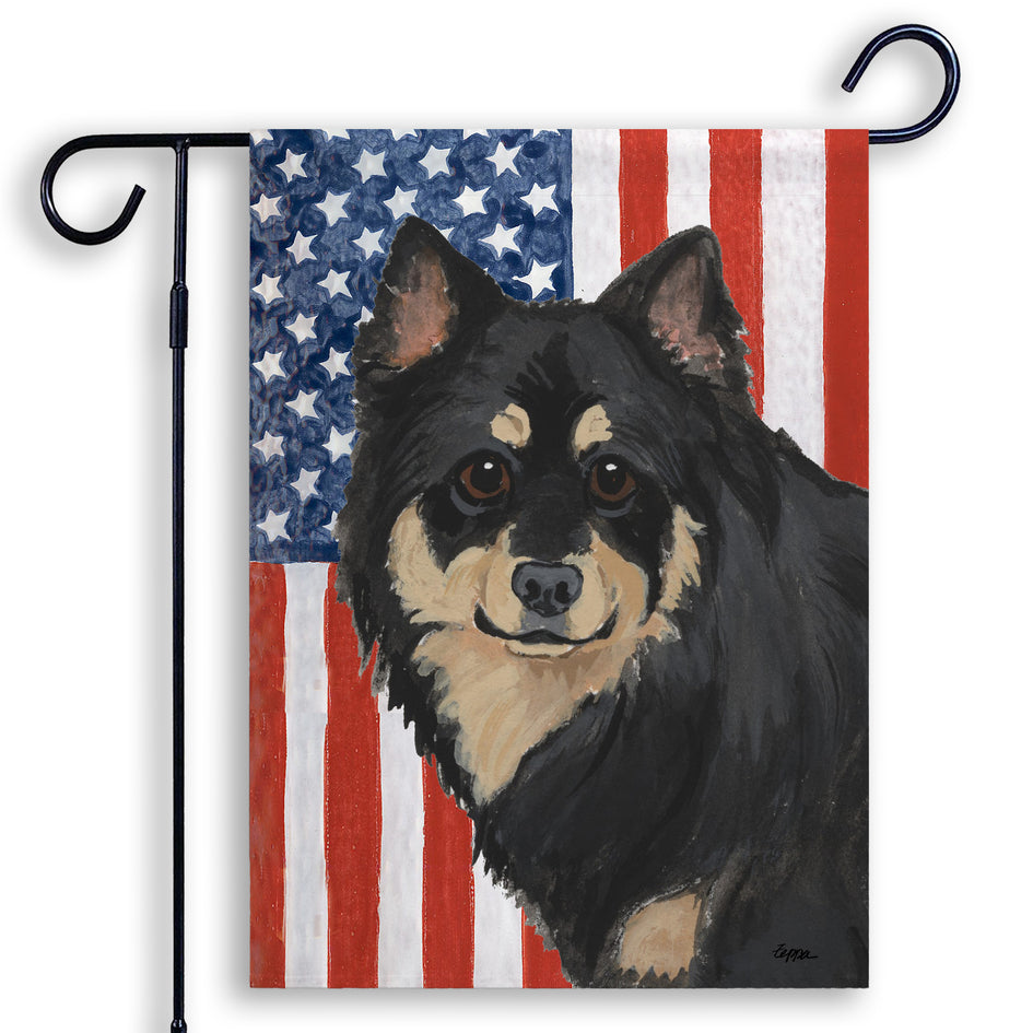 Finnish Lapphund Americana Garden Flag