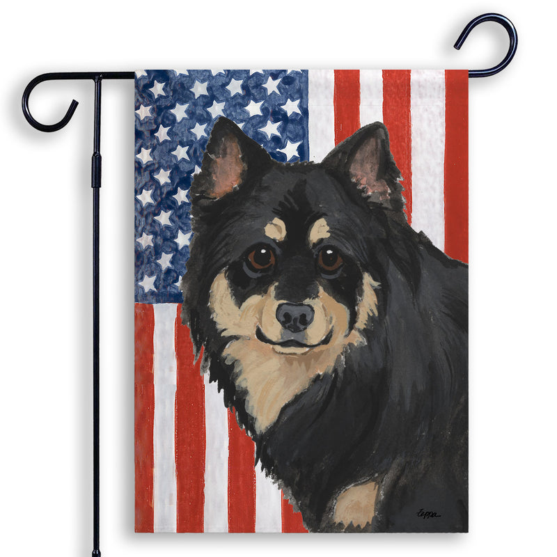 Finnish Lapphund Americana Garden Flag