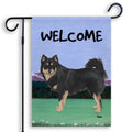 Finnish Lapphund Scenic Garden Flag